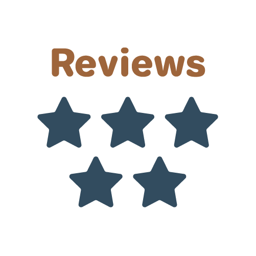 graphic icon representing more positive customer reviews