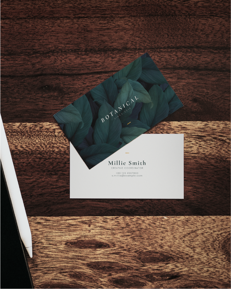 photo of business cards